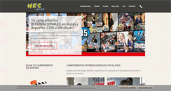 Desktop Screenshot of hescamps.com